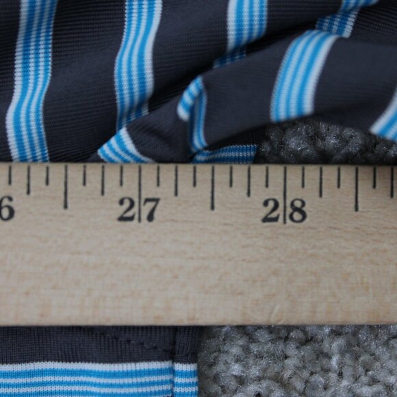 Reebok Golf Polo Shirt Men 2XL XXL-Tall Blue/Gray Contrast Collar S/S Pullover - Picture 11 of 13